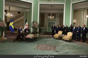 Meeting for Signing of the Cooperation Agreement between Iran and Sweden