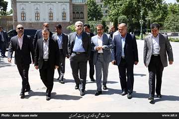 Visit of the Project for Technology and Research Promotion at Golestan Palace