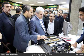 Visit of Exhibition of Spatial Achievements of Iran Space Research Institute by the Vice President f