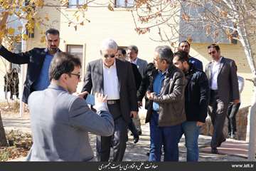 Presence of the vice president for science and technology affairs in Shahroud City