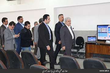 Presence of the vice president for science and technology affairs in Shahroud City