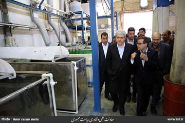 Travel of the vice president for science and technology affairs to Alborz Province 