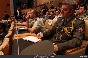 Opening ceremony of the 9th international exhibition of aerial industry in Iran (Iran Air Show)